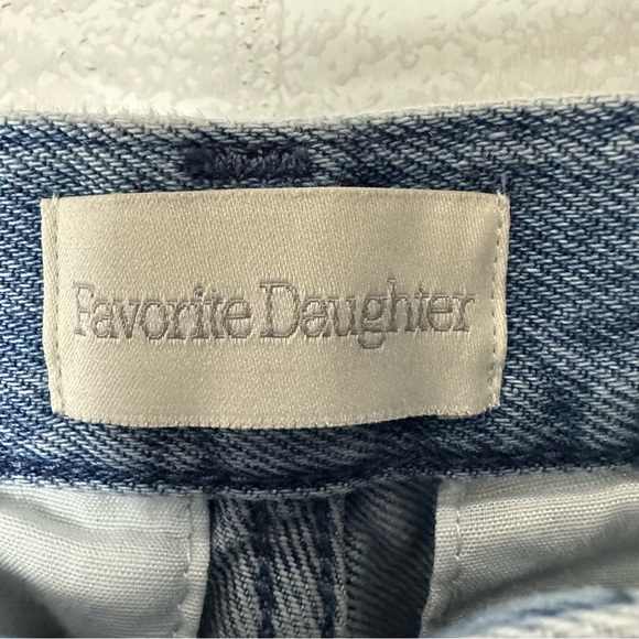 Favorite Daughter the Carly Cargo Jeans Highway High Rise Wide Leg 31 Cotton - Picture 10 of 14